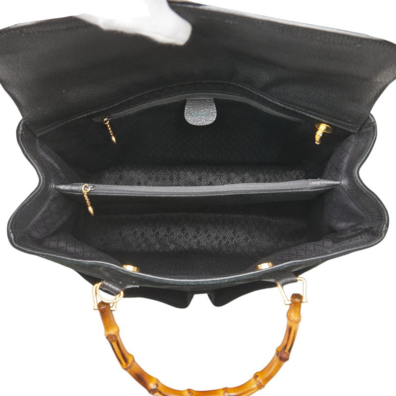 Gucci Bamboo Suede Leather 2way Bag