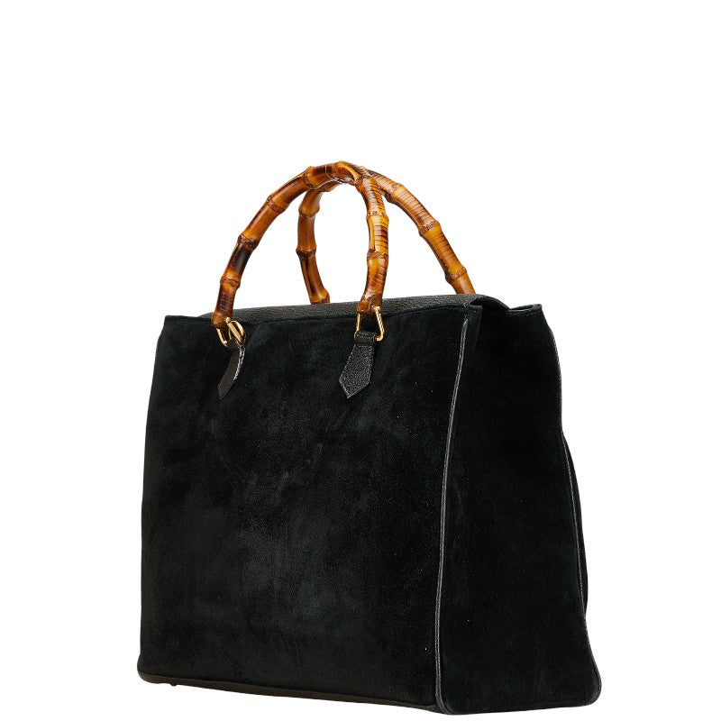 Gucci Bamboo Suede Leather 2way Bag