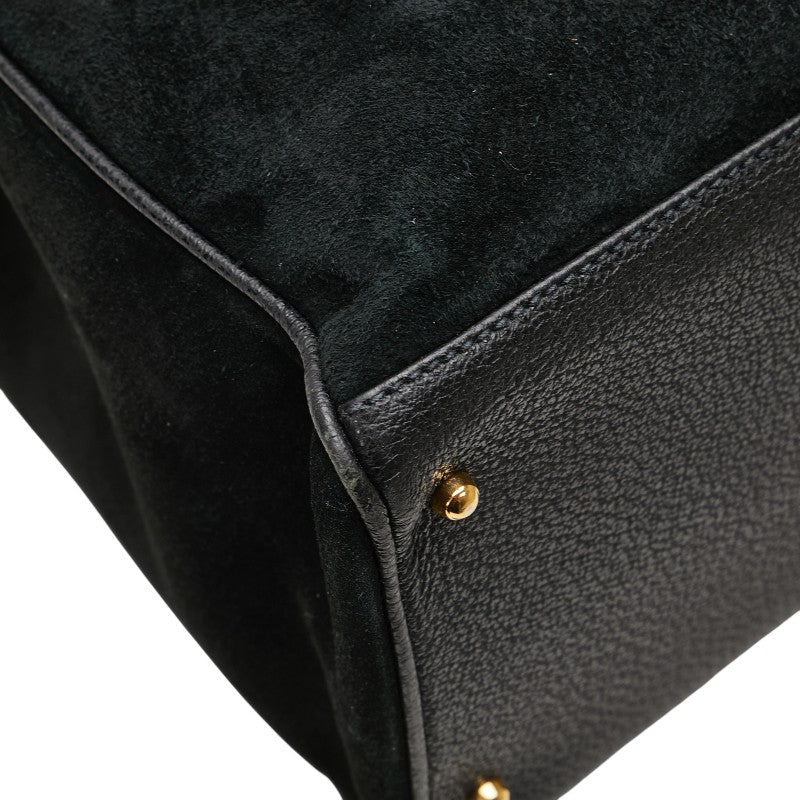 Gucci Bamboo Suede Leather 2way Bag