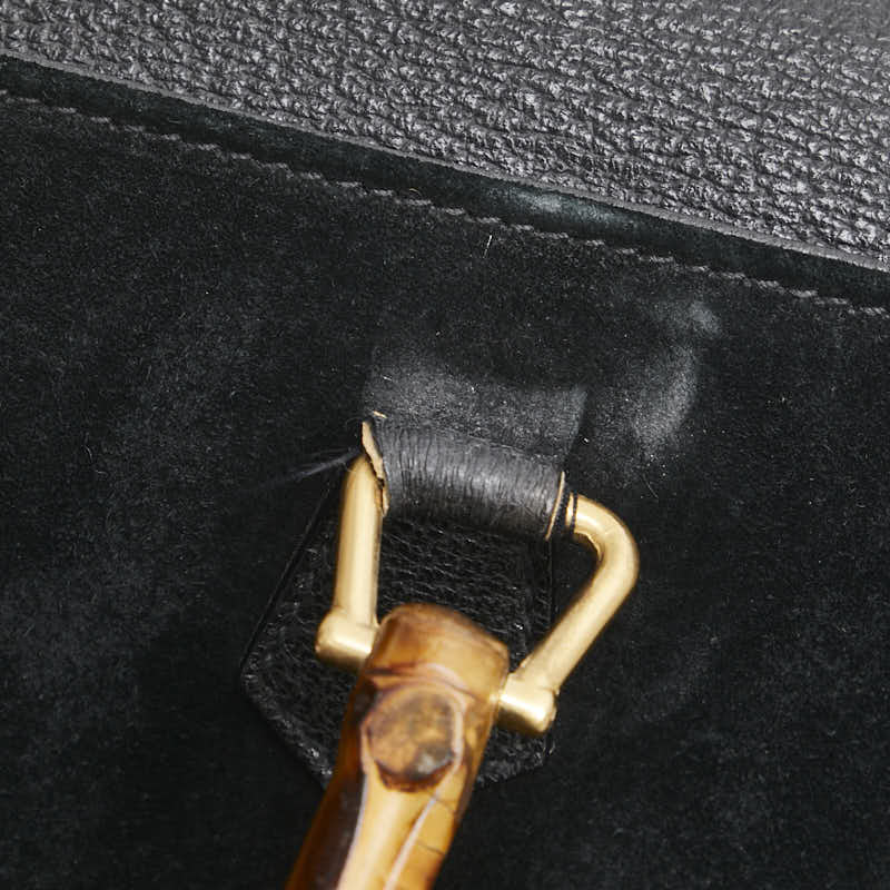 Gucci Bamboo Suede Leather 2way Bag