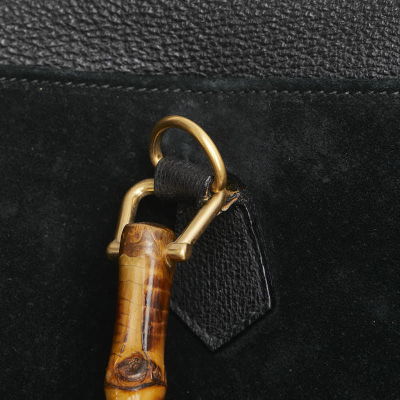 Gucci Bamboo Suede Leather 2way Bag
