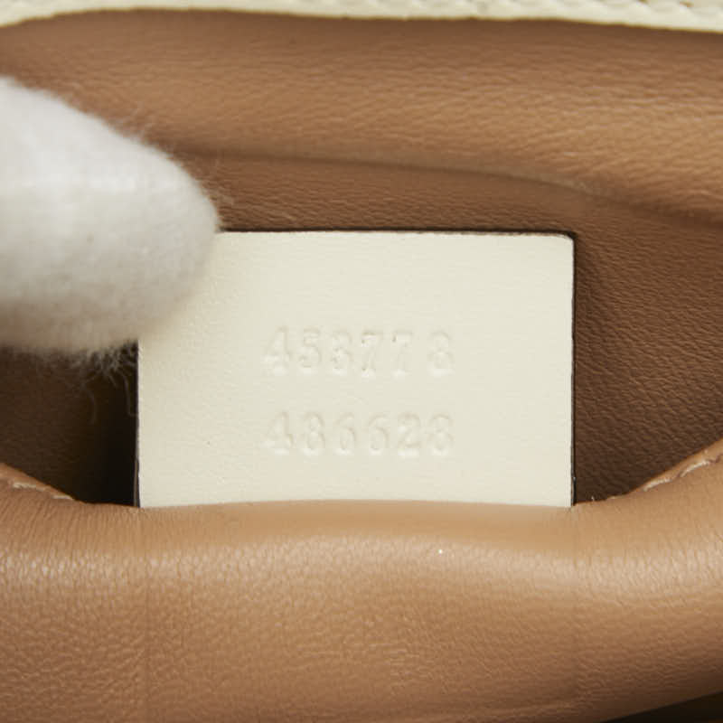 Gucci Broadway Pearl & Bee Leather 2way Shoulder Bag