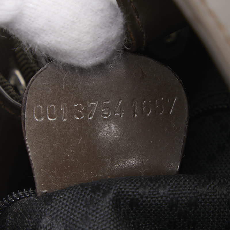 Gucci Bamboo Nylon Patent Leather 2way Bag