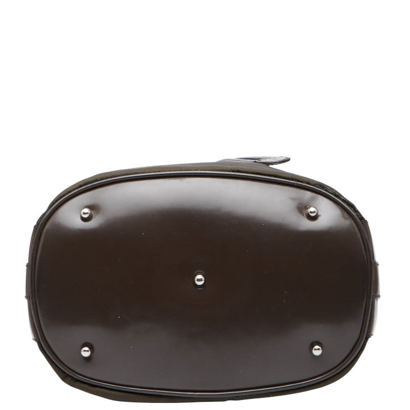 Gucci Bamboo Nylon Patent Leather 2way Bag