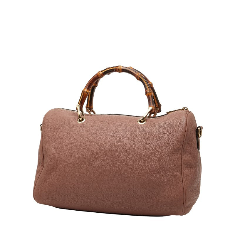 Gucci Bamboo Leather 2way Bag