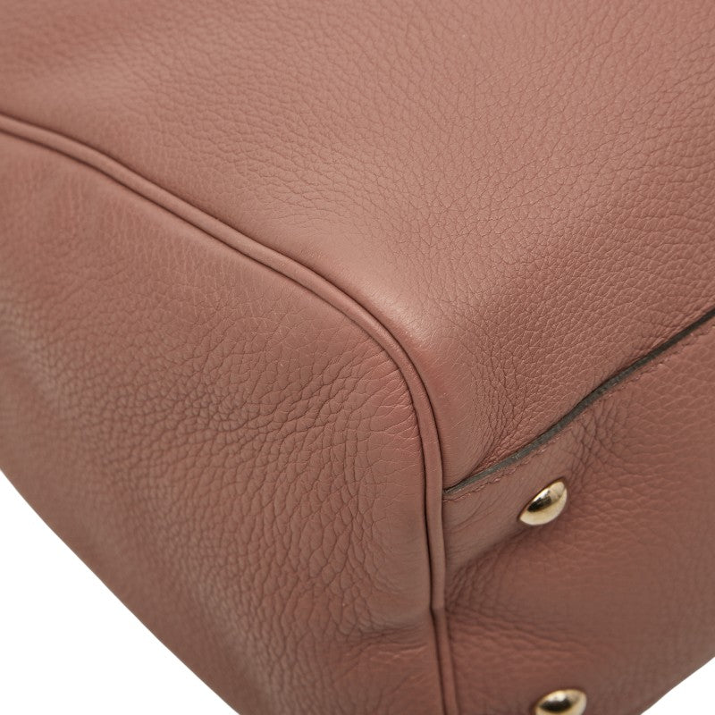 Gucci Bamboo Leather 2way Bag