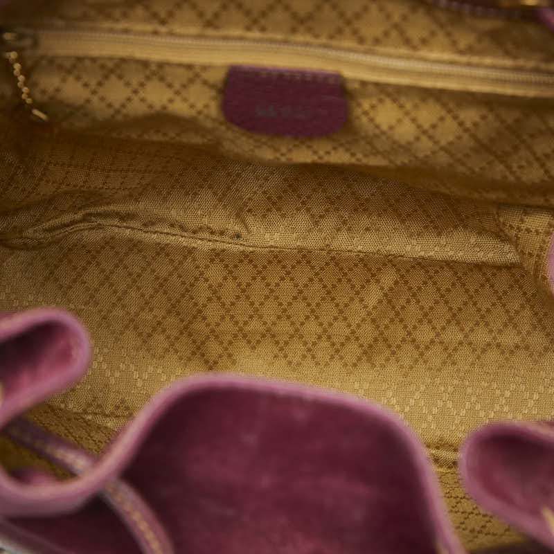 Gucci Bamboo Suede Backpack