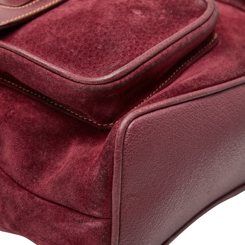 Gucci Bamboo Suede Backpack