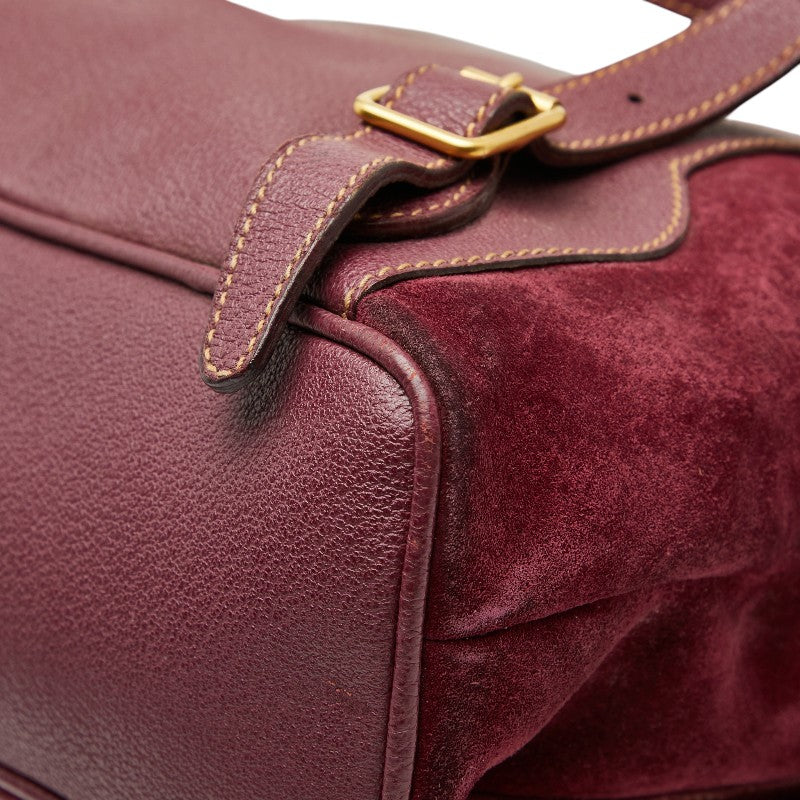 Gucci Bamboo Suede Backpack