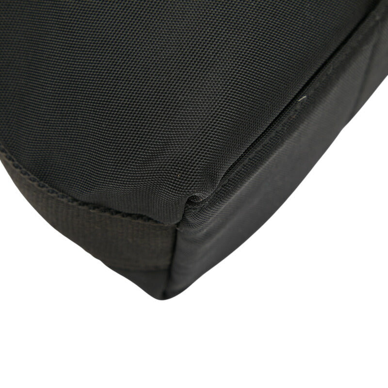 Gucci 122373 Nylon Leather Messenger Bag