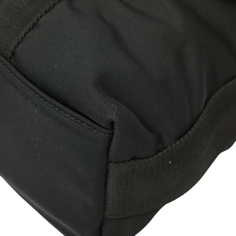 Gucci 122373 Nylon Leather Messenger Bag