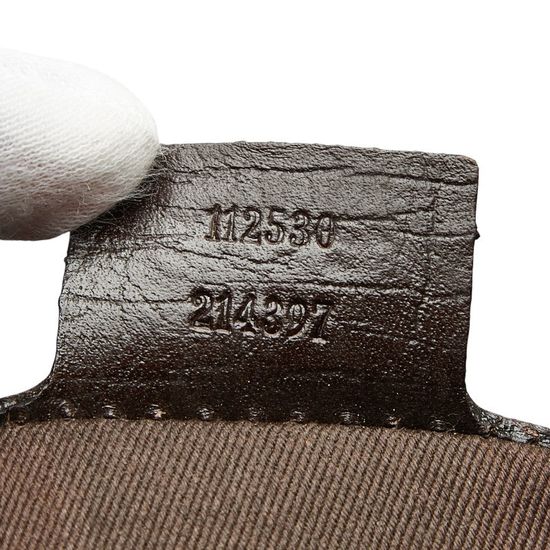 Gucci Bamboo GG Canvas Shoulder Bag