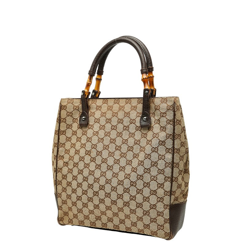Gucci Bamboo GG Canvas Shoulder Bag