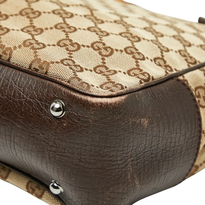 Gucci Bamboo GG Canvas Shoulder Bag