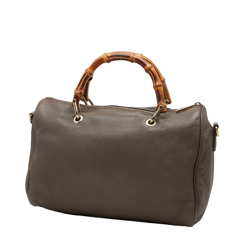 Gucci Bamboo Leather 2way Bag