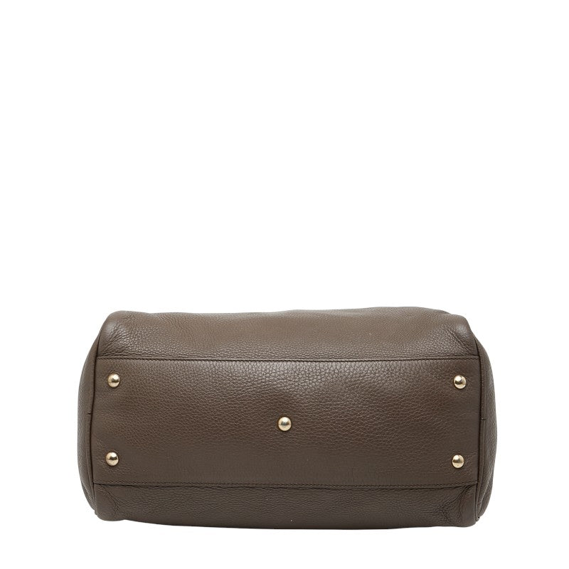 Gucci Bamboo Leather 2way Bag