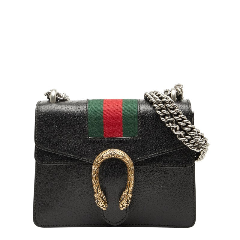 Gucci Dionysus Leather Shoulder Bag