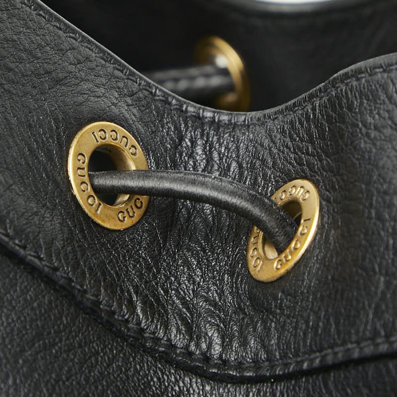 Gucci Bamboo Leather 2way Shoulder Bag