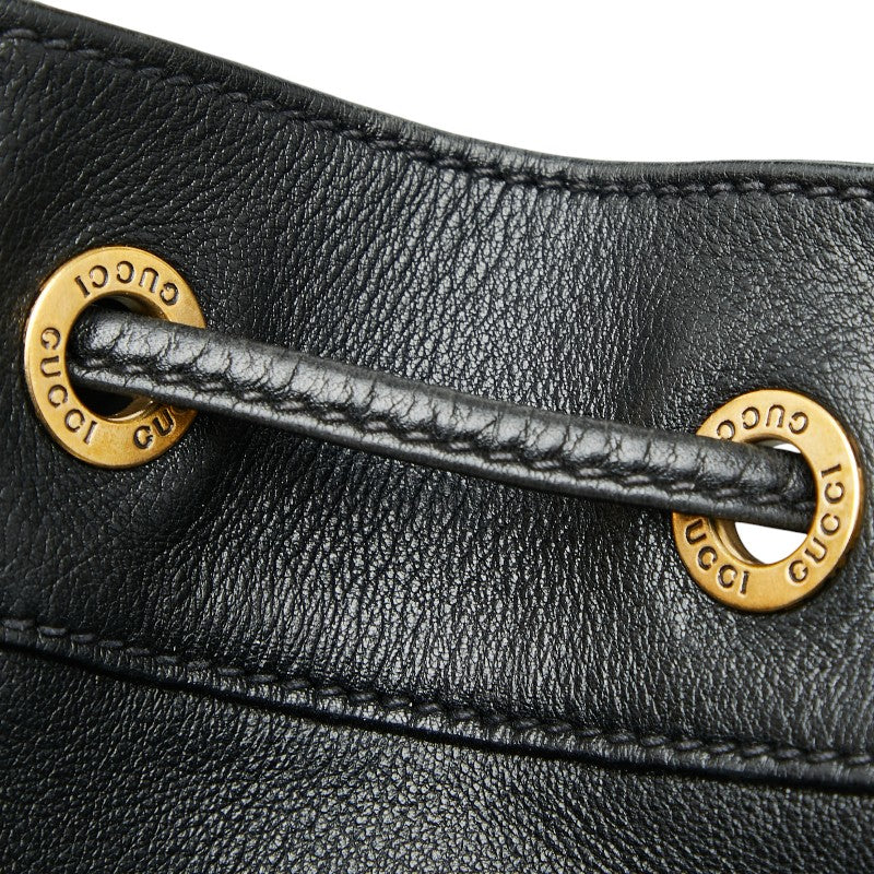 Gucci Bamboo Leather 2way Shoulder Bag