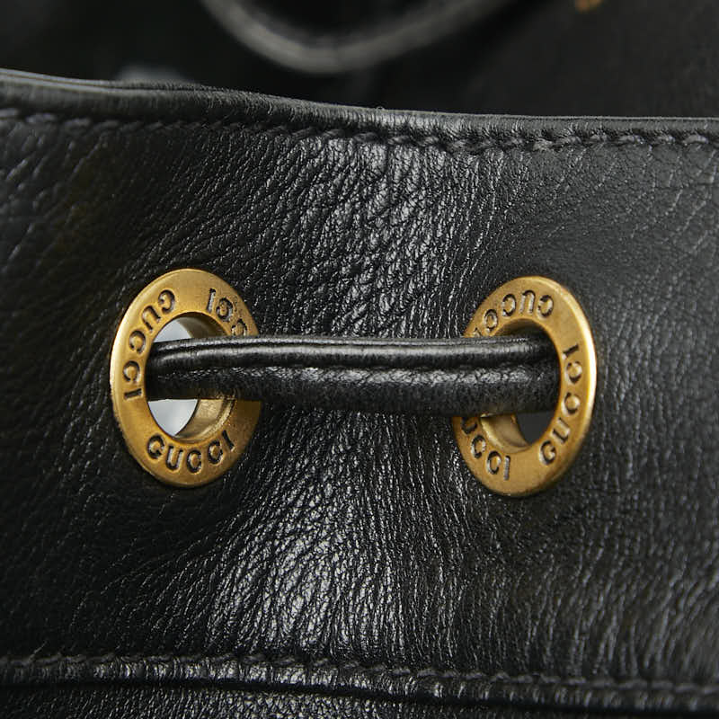 Gucci Bamboo Leather 2way Shoulder Bag