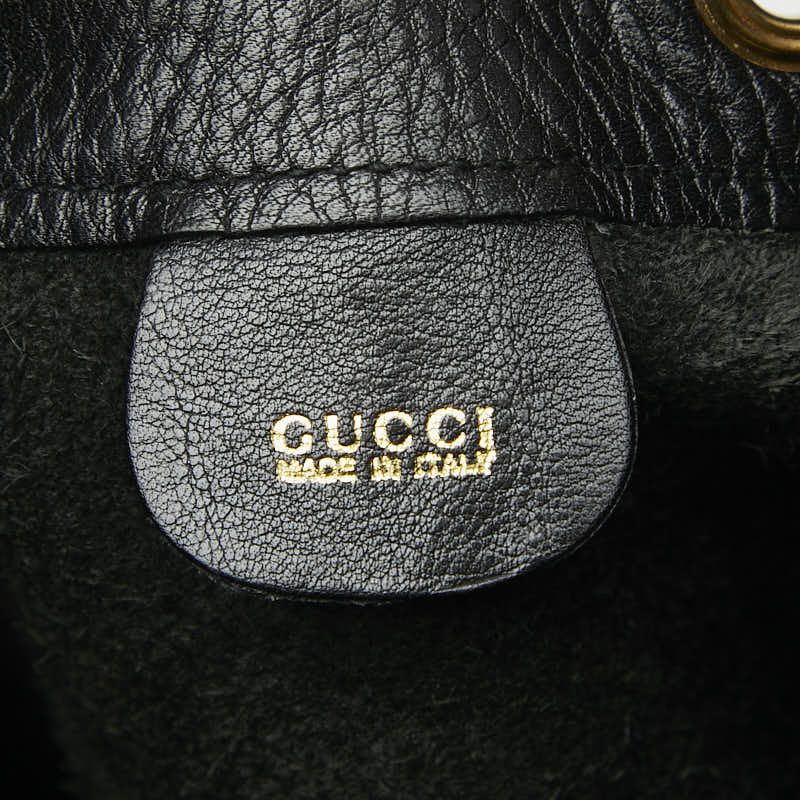 Gucci Bamboo Leather 2way Shoulder Bag