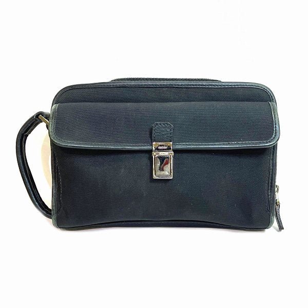 Gucci Canvas Leather Clutch Bag