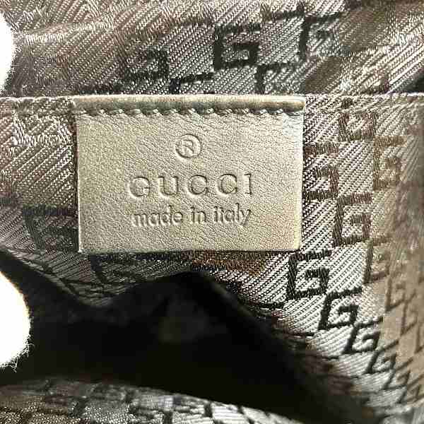 Gucci Canvas Leather Clutch Bag