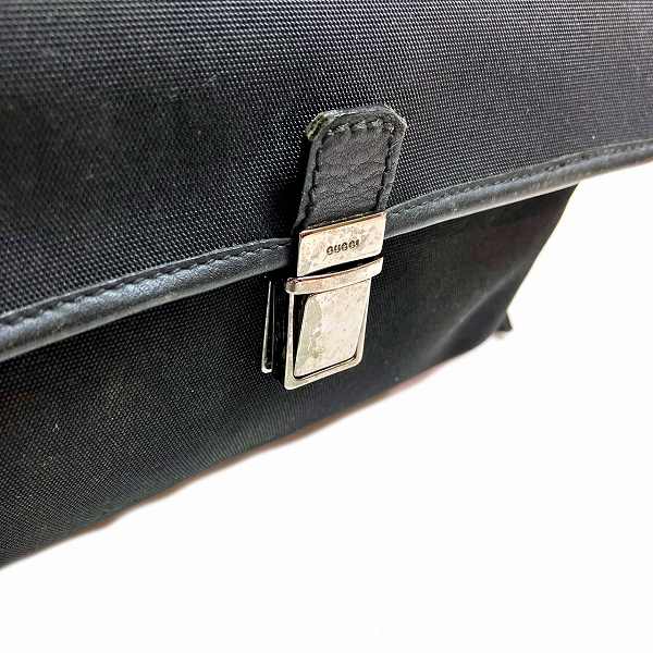 Gucci Canvas Leather Clutch Bag