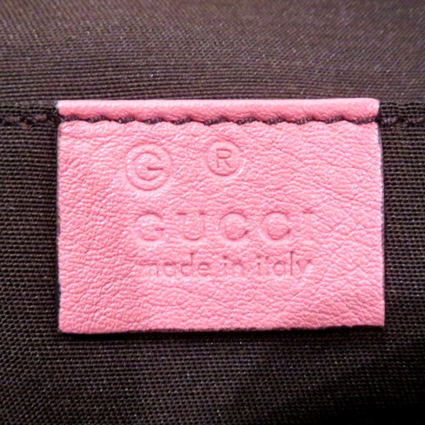 Gucci Bamboo Line Leather Clutch Bag