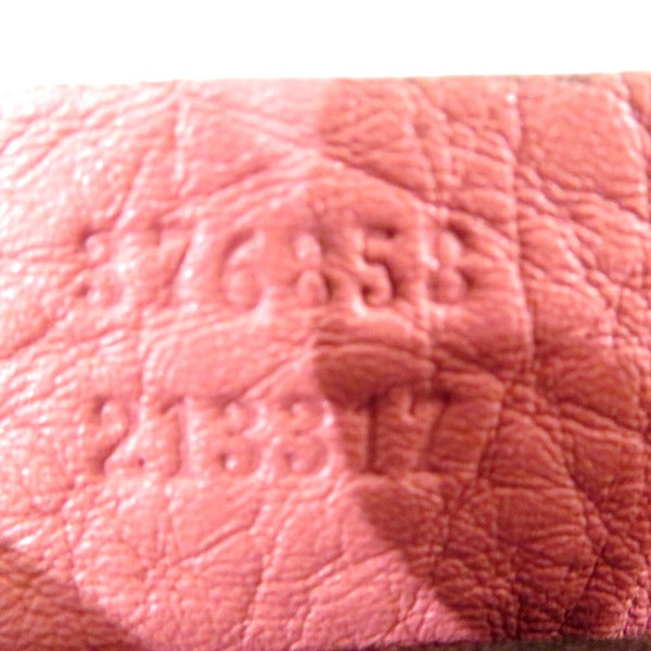 Gucci Bamboo Line Leather Clutch Bag