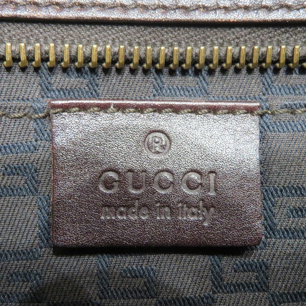 Gucci 106644 Canvas Leather Handbag
