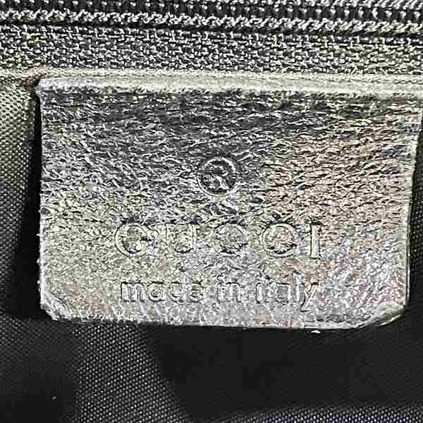 Gucci Bamboo Nylon Canvas Tote Bag