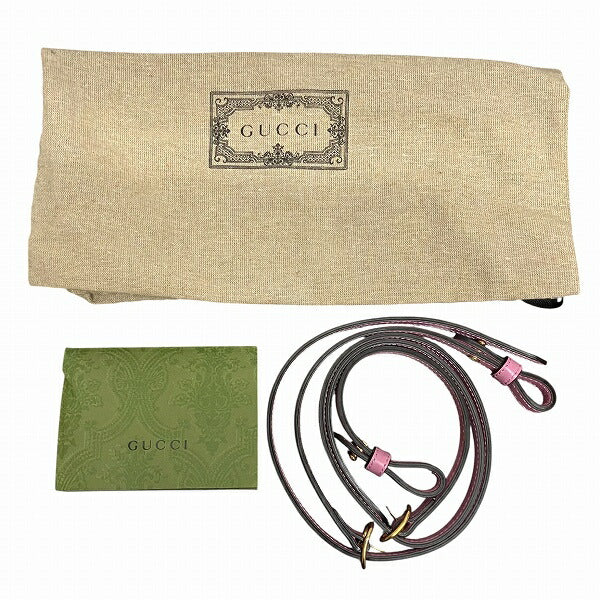 Gucci Bamboo Leather 2way Backpack