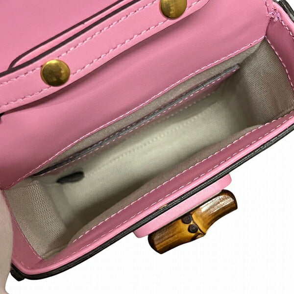 Gucci Bamboo Leather 2way Backpack