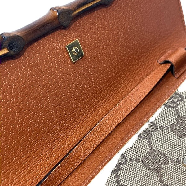 Gucci Bamboo GG Canvas Shoulder Bag