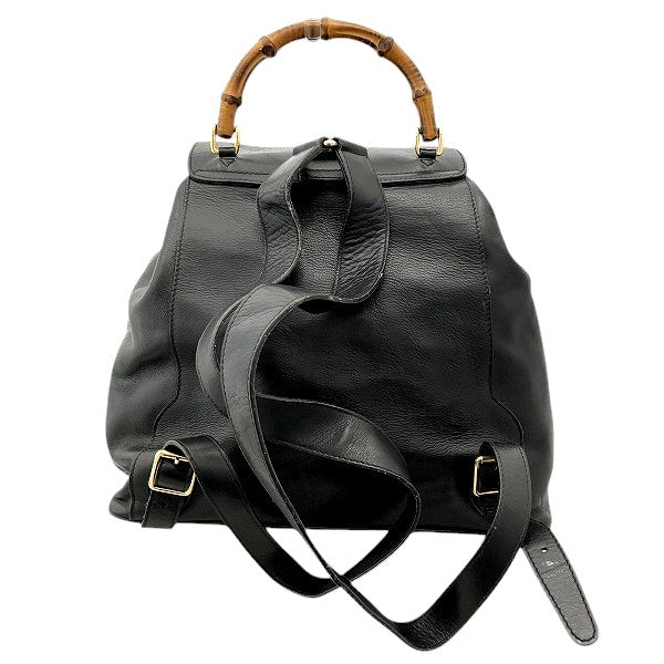 Gucci Bamboo Leather Backpack