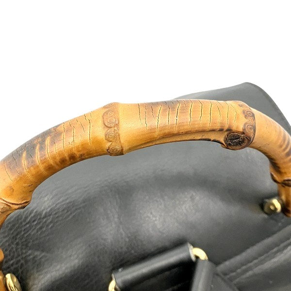 Gucci Bamboo Leather Backpack