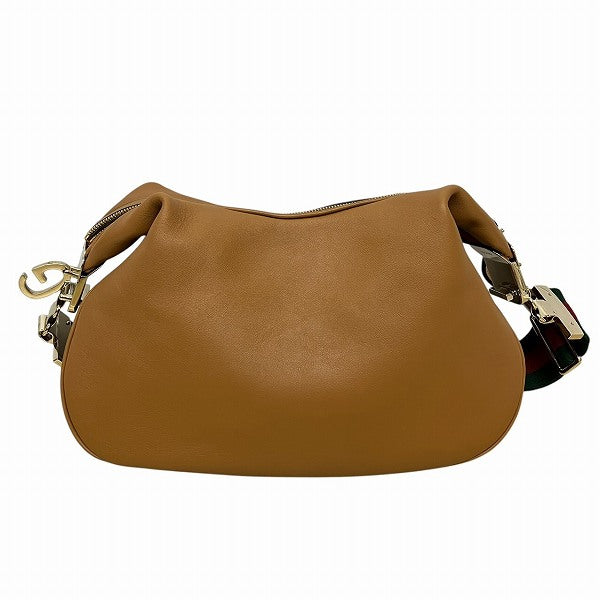 Gucci Attache Medium Leather Canvas 2way Bag