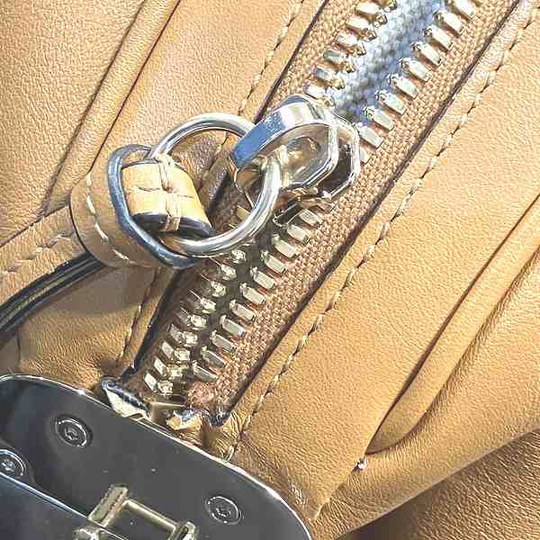 Gucci Attache Medium Leather Canvas 2way Bag