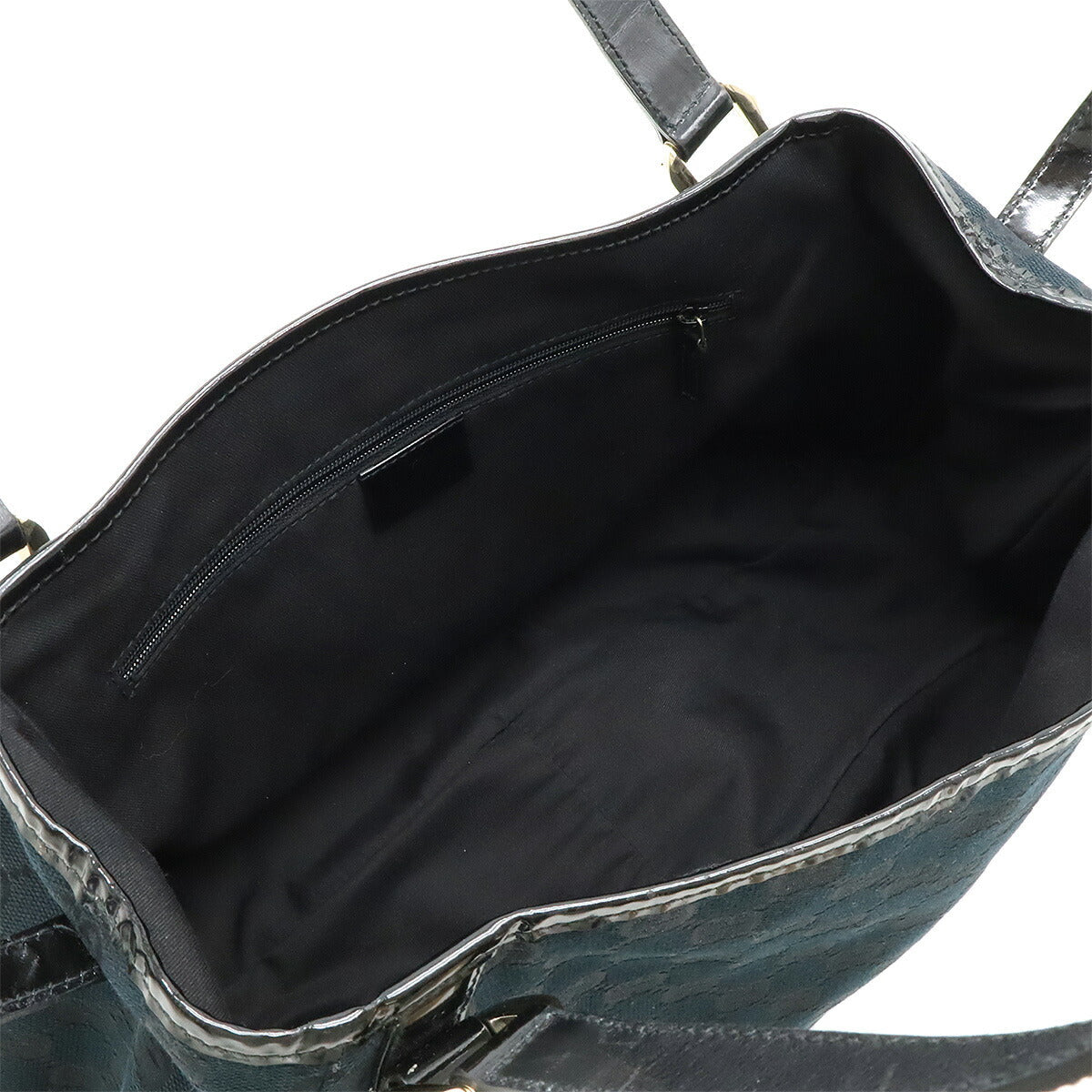 Gucci Abbey GG Canvas Patent Leather 2way Shoulder Bag