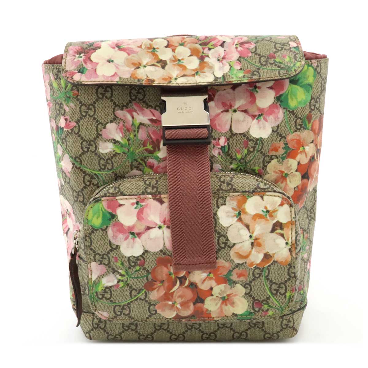 Gucci GG Blooms GG Supreme Coated Canvas Backpack