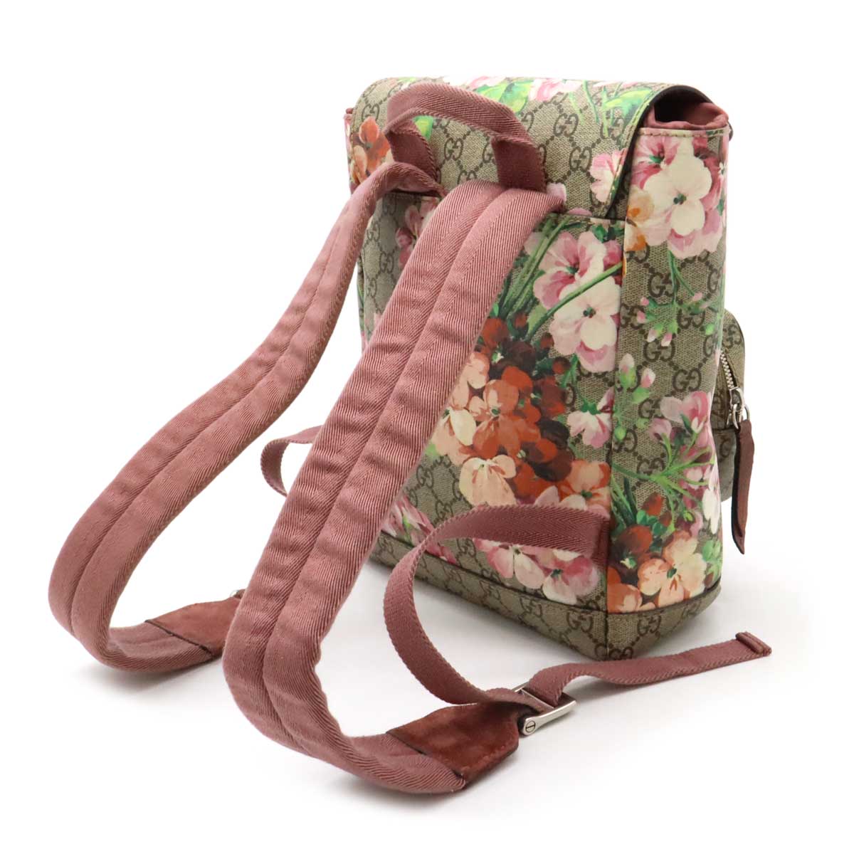 Gucci GG Blooms GG Supreme Coated Canvas Backpack