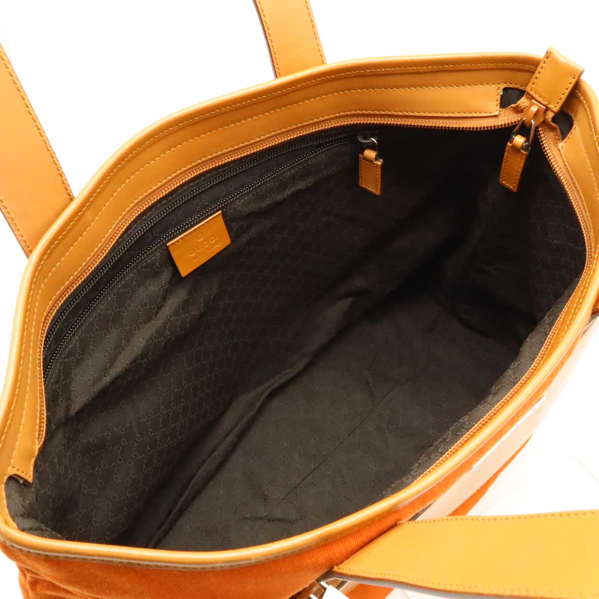 Gucci Canvas/Leather 2way Tote Bag 019.04565