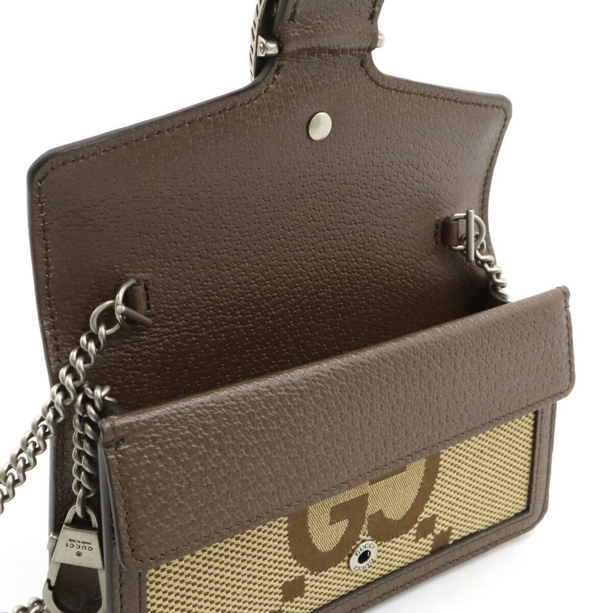 Gucci Canvas Dionysus Jumbo GG 2way Chain Super Mini Bag 476432