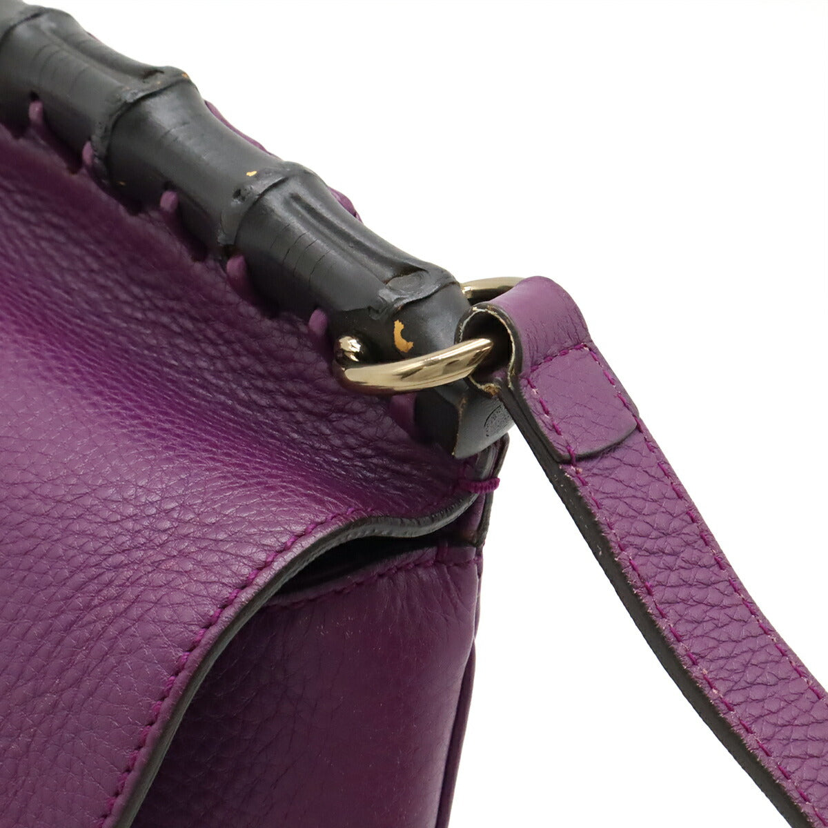 Gucci Bamboo Leather Shoulder Bag