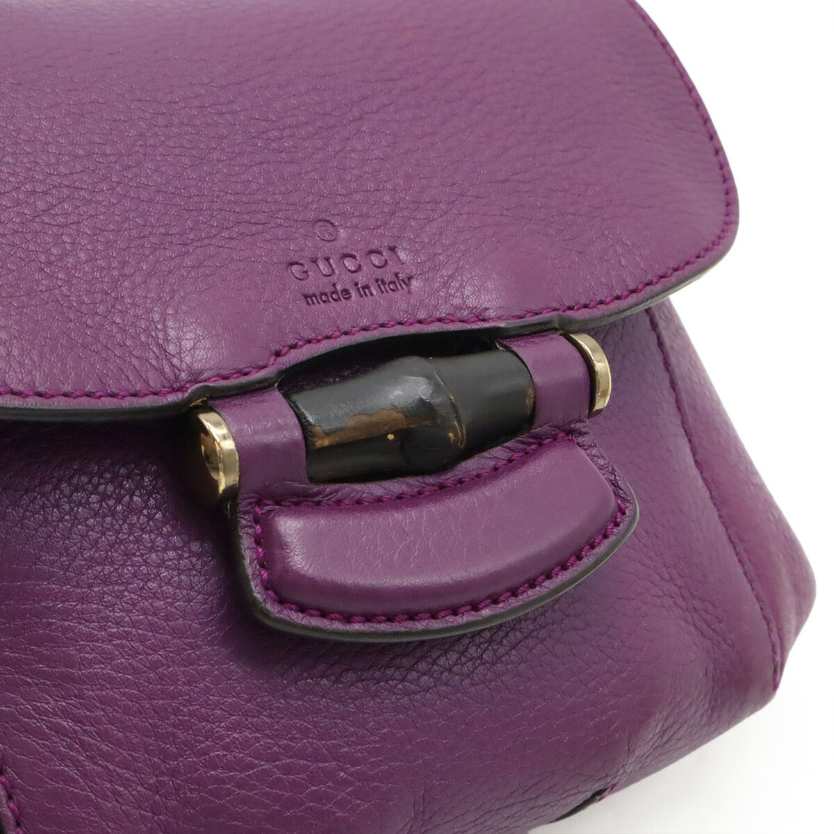 Gucci Bamboo Leather Shoulder Bag