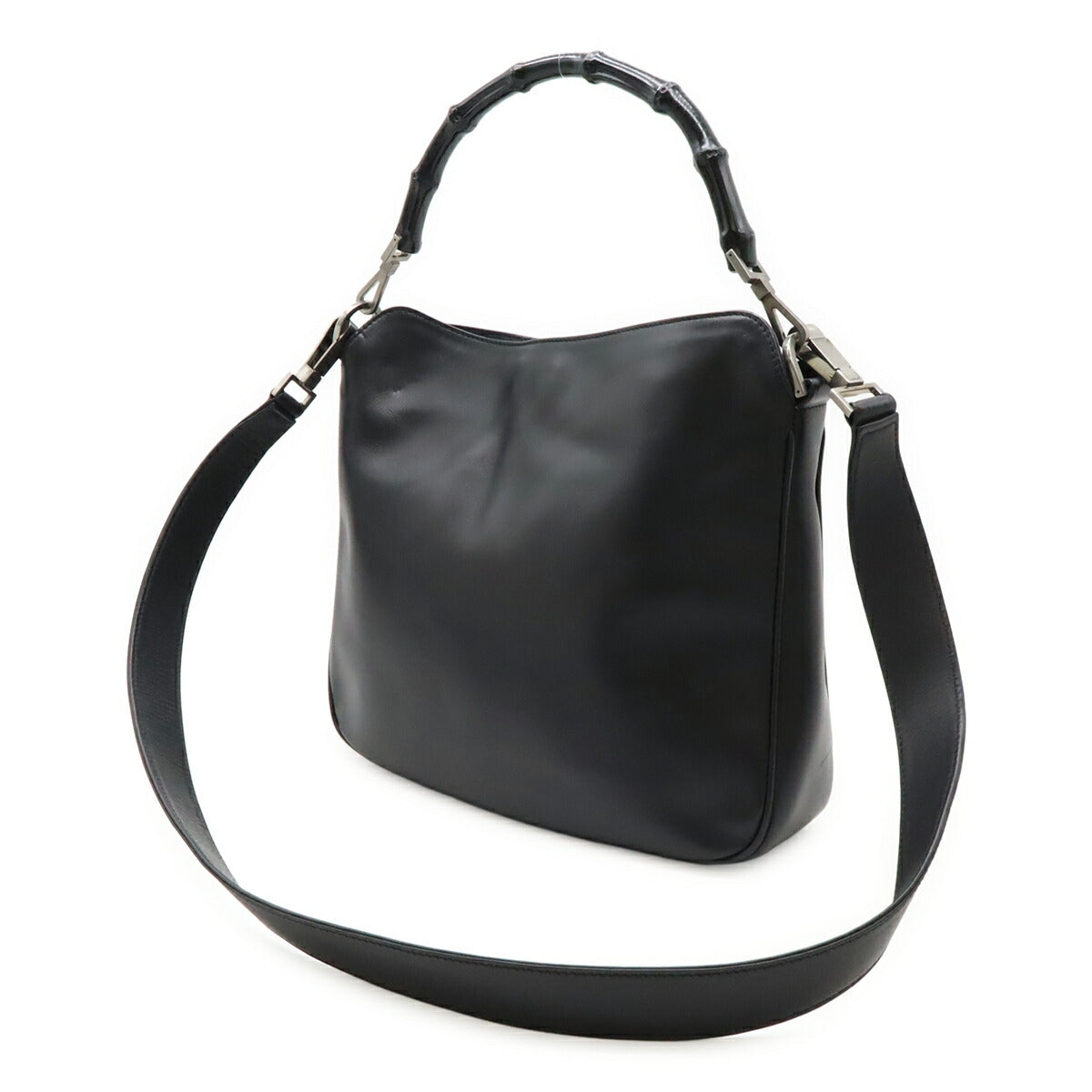 Gucci Bamboo Leather 2way Bag