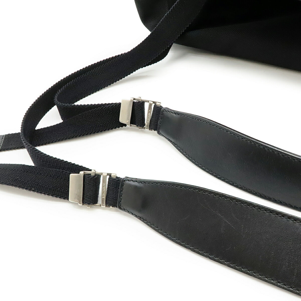 Gucci Band Techno Canvas Leather Backpack