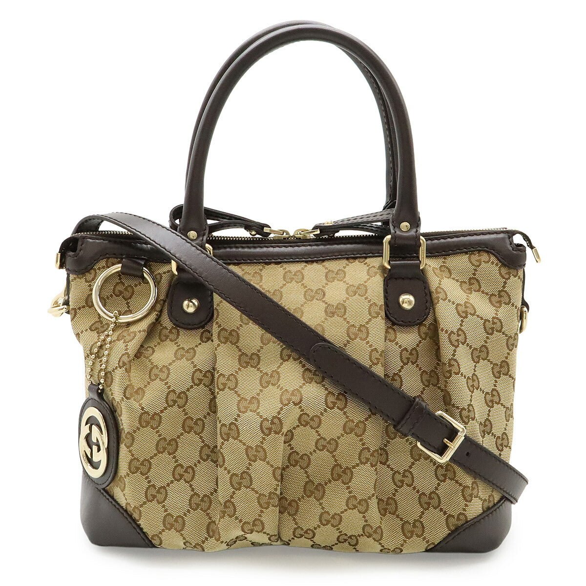 Gucci GG Canvas 2way Handbag