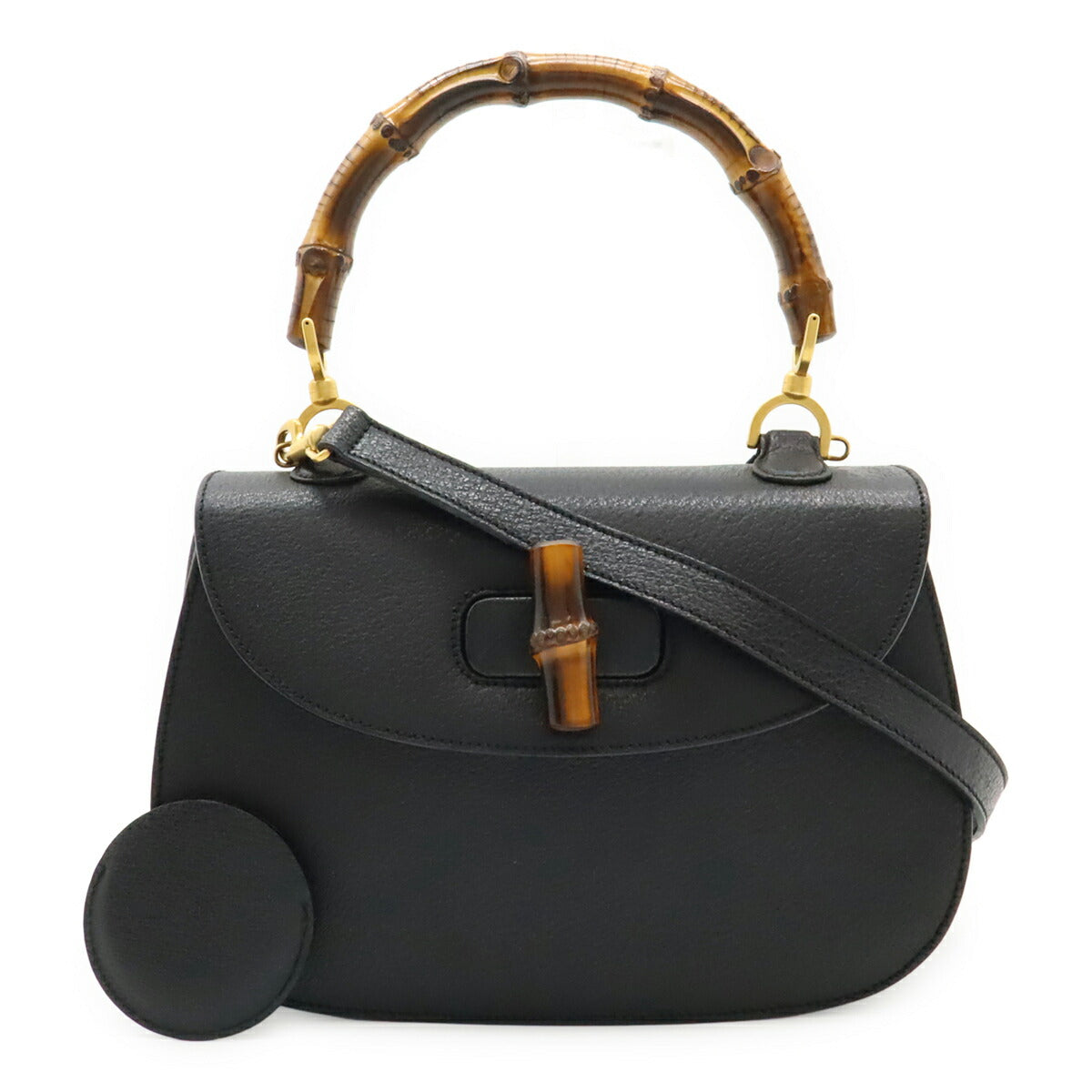 Gucci Bamboo Leather 2way Bag